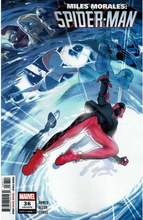 Miles Morales: Spider-Man 36 published by Marvel with cover art by Taurin Clarke