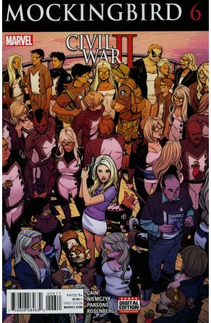 Mockingbird 6 published by Marvel with cover art by Joëlle Jones