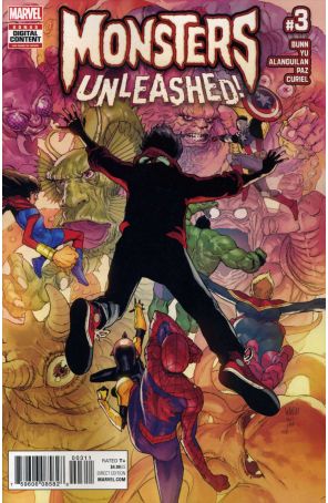 Monsters Unleashed (2nd Series) 3 published by Marvel with cover art by Steve McNiven