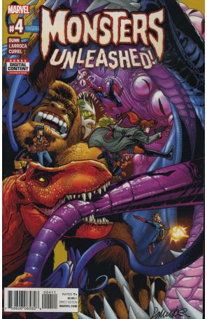 Monsters Unleashed (2nd Series) 4 published by Marvel with cover art by Salvador Larroca