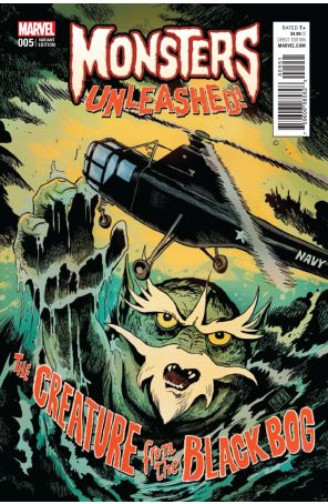 Monsters Unleashed (2nd Series) 5A published by Marvel with cover art by Francesco Francavilla