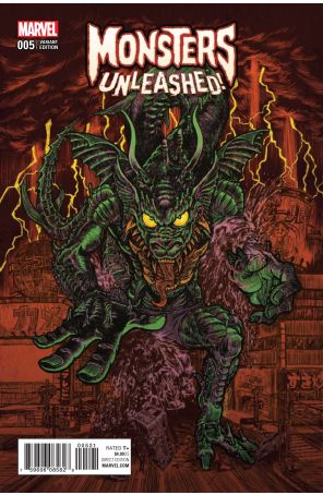 Monsters Unleashed (2nd Series) 5D published by Marvel with cover art by Superlog