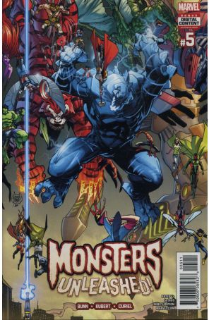 Monsters Unleashed (2nd Series) 5 published by Marvel with cover art by Adam Kubert