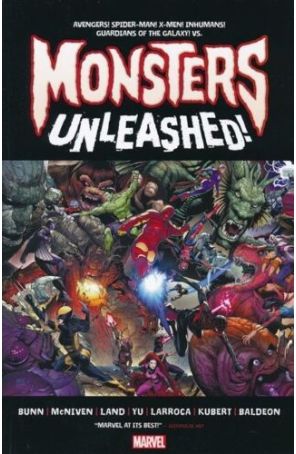 Monsters Unleashed (2nd Series) TPB 1 published by Marvel with cover art by Steve McNiven