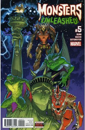 Monsters Unleashed (3rd Series) 5 published by Marvel with cover art by R.B. Silva