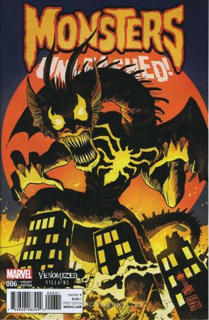 Monsters Unleashed (3rd Series) 6A published by Marvel with cover art by Francesco Francavilla