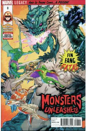 Monsters Unleashed (3rd Series) 8 published by Marvel with cover art by R.B. Silva