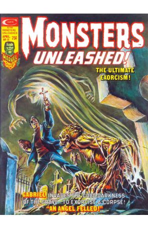 Monsters Unleashed 11 published by Marvel with cover art by Frank Brunner