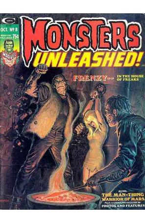 Monsters Unleashed 8 published by Marvel with cover art by Earl Norem