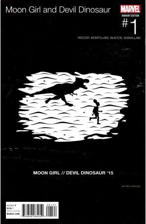 Moon Girl And Devil Dinosaur 1A published by Marvel with cover art by Amy Reeder