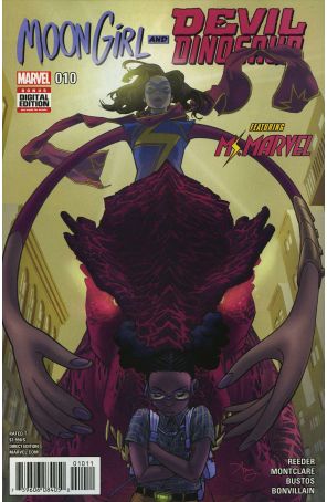 Moon Girl And Devil Dinosaur 10 published by Marvel with cover art by Amy Reeder