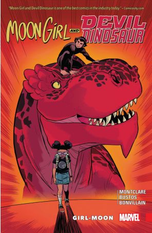 Moon Girl And Devil Dinosaur TPB 4 published by Marvel with cover art by Natacha Bustos