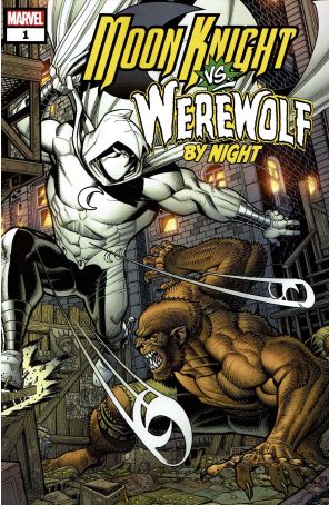 Moon Knight Vs. Werewolf by Night: Marvel Tales 1 published by Marvel with cover art by Nick Bradshaw