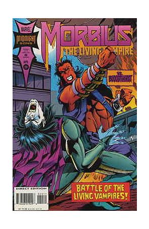Morbius: The Living Vampire 20 published by Marvel with cover art by Nick J. Napolitano