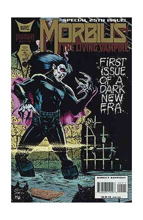 Morbius: The Living Vampire 25 published by Marvel with cover art by Craig Gilmore