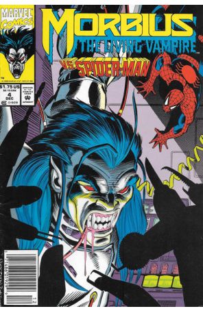 Morbius: The Living Vampire 4 (Newsstand) published by Marvel with cover art by Ron Garney