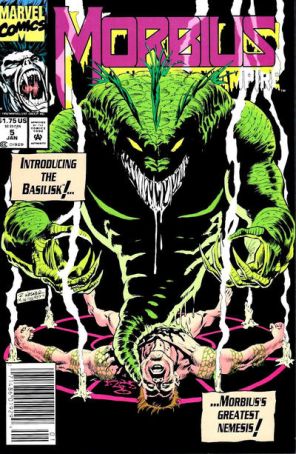 Morbius: The Living Vampire 5 (Newsstand) published by Marvel with cover art by Ron Wagner