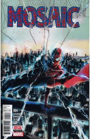 Mosaic (Marvel) 4 published by Marvel with cover art by Keron Grant