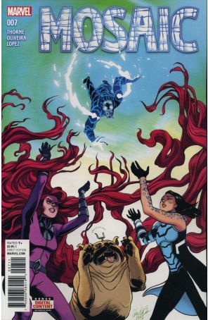Mosaic (Marvel) 7 published by Marvel with cover art by Mike Del Mundo