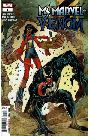 Ms. Marvel And Venom 1 published by Marvel with cover art by Sara Pichelli