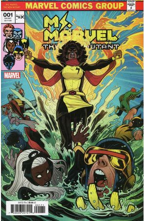 Ms. Marvel: The New Mutant 1F published by Marvel with cover art by Elizabeth Torque