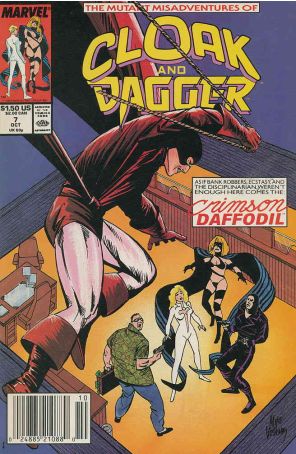 The Mutant Misadventures of Cloak And Dagger 7 published by Marvel with cover art by Mike Vosburg