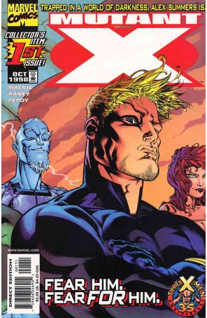 Mutant X (1st series) 1 published by Marvel with cover art by Tom Raney