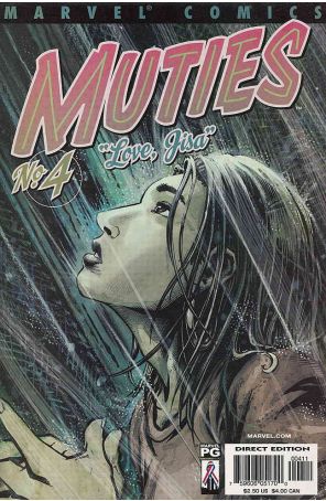 Muties 4 published by Marvel with cover art by Trent Kaniuga