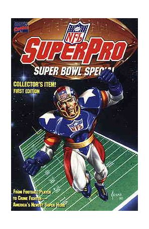 NFL Superpro Special 1 published by Marvel with cover art by Joe Jusko