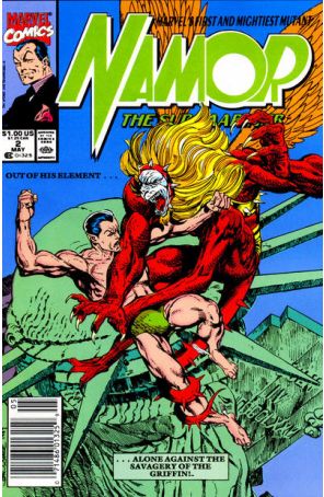 Namor, The Sub-Mariner 2 (Newsstand) published by Marvel with cover art by John Byrne