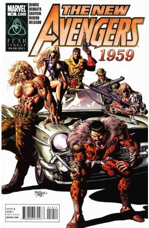 New Avengers (2nd Series) 10 published by Marvel with cover art by Mike Deodato Jr.