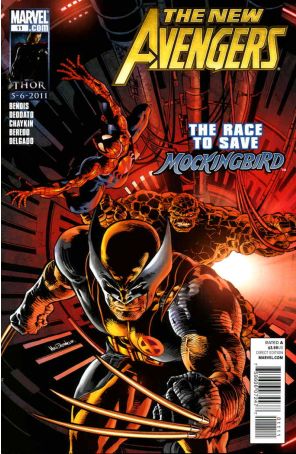 New Avengers (2nd Series) 11 published by Marvel with cover art by Mike Deodato Jr.