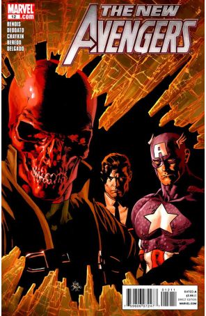 New Avengers (2nd Series) 12 published by Marvel with cover art by Mike Deodato Jr.