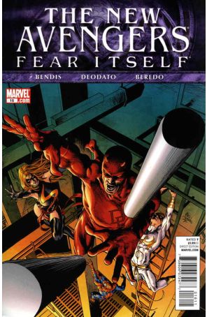 New Avengers (2nd Series) 16 published by Marvel with cover art by Mike Deodato Jr.
