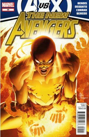 New Avengers (2nd Series) 25 published by Marvel with cover art by Mike Deodato Jr.
