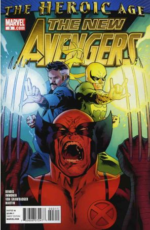 New Avengers (2nd Series) 3 published by Marvel with cover art by Stuart Immonen
