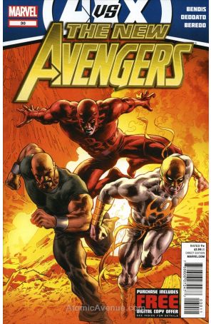New Avengers (2nd Series) 30 published by Marvel with cover art by Mike Deodato Jr.