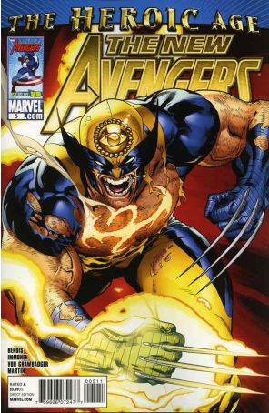 New Avengers (2nd Series) 5 published by Marvel with cover art by Stuart Immonen