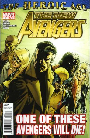 New Avengers (2nd Series) 6 published by Marvel with cover art by Stuart Immonen