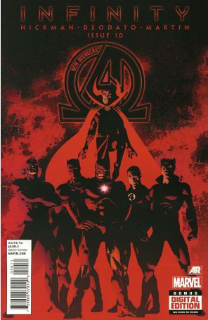 New Avengers (3rd Series) 10 published by Marvel with cover art by Mike Deodato Jr.