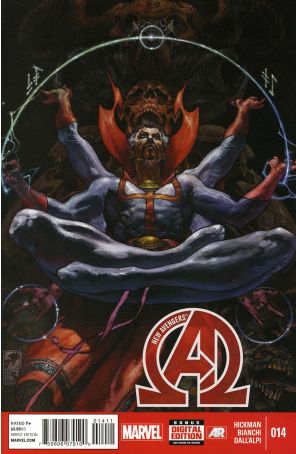 New Avengers (3rd Series) 14 published by Marvel with cover art by Simone Bianchi