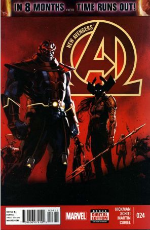 New Avengers (3rd Series) 24 published by Marvel with cover art by Gabriele Dell’otto