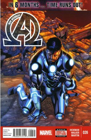 New Avengers (3rd Series) 26 published by Marvel with cover art by Salvador Larroca