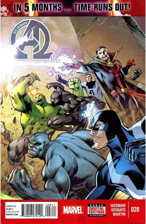 New Avengers (3rd Series) 28 published by Marvel with cover art by Alan Davis