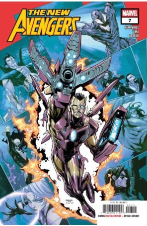 New Avengers (5th Series) 7 published by Marvel with cover art by Stephen Segovia