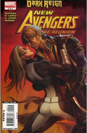 New Avengers: The Reunion 2 published by Marvel with cover art by Jo Chen
