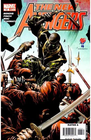 New Avengers 13 published by Marvel with cover art by David Finch