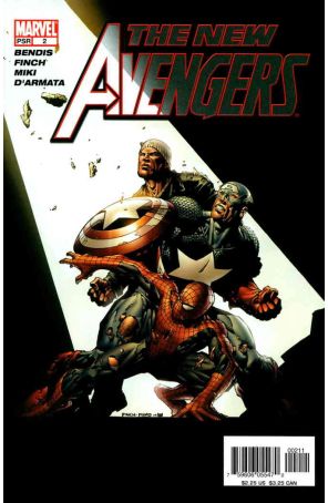 New Avengers 2 published by Marvel with cover art by David Finch