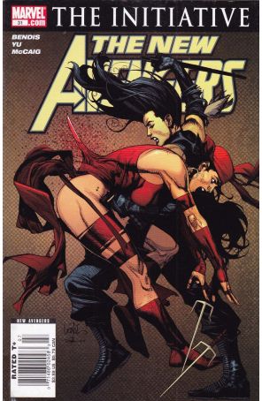 New Avengers 31 (Newsstand) published by Marvel with cover art by Leinil Francis Yu