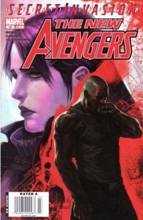 New Avengers 38 (Newsstand) published by Marvel with cover art by Marko Djurdjevic